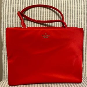 Kate Spade Red Nylon Shoulder Bag